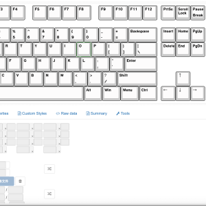 Custom keycaps-10% Layout